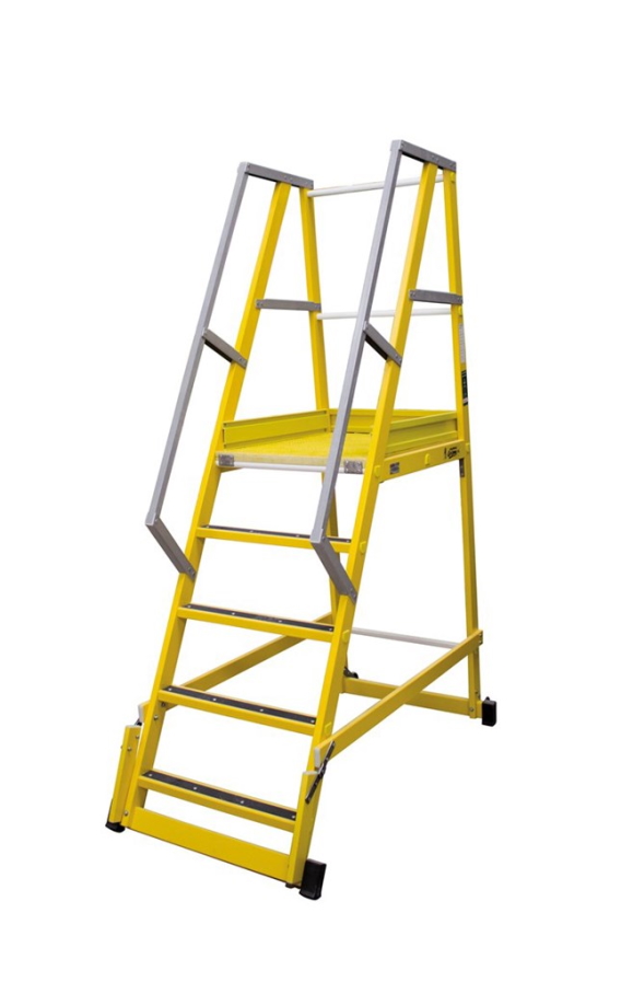 Scara dielectrica din fibră de sticlă cu platforma