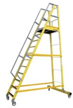 Scara dielectrica din fibră de sticlă cu platforma