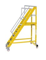 Scara dielectrica din fibră de sticlă cu platforma