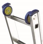 Scăra cu flanse de extensie profesionale din aluminiu cu nervuri