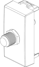 Priza coaxiala tip F modulara