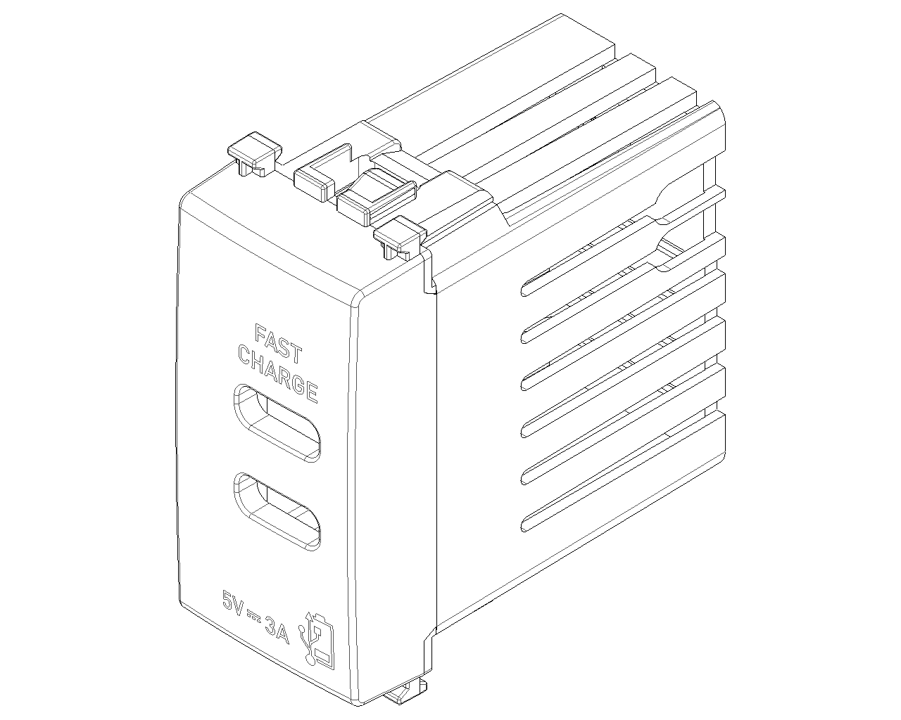 priza | розетка USB Type-C fast charge