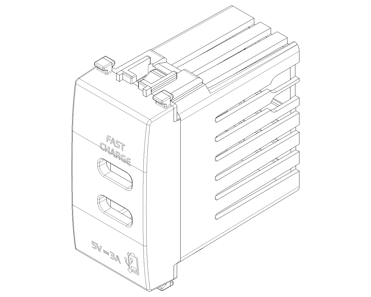priza | розетка USB Type-C fast charge