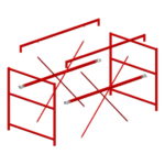 Верхний этаж (страховочный) для лесов PROFESSIONAL, высота 1.20 m